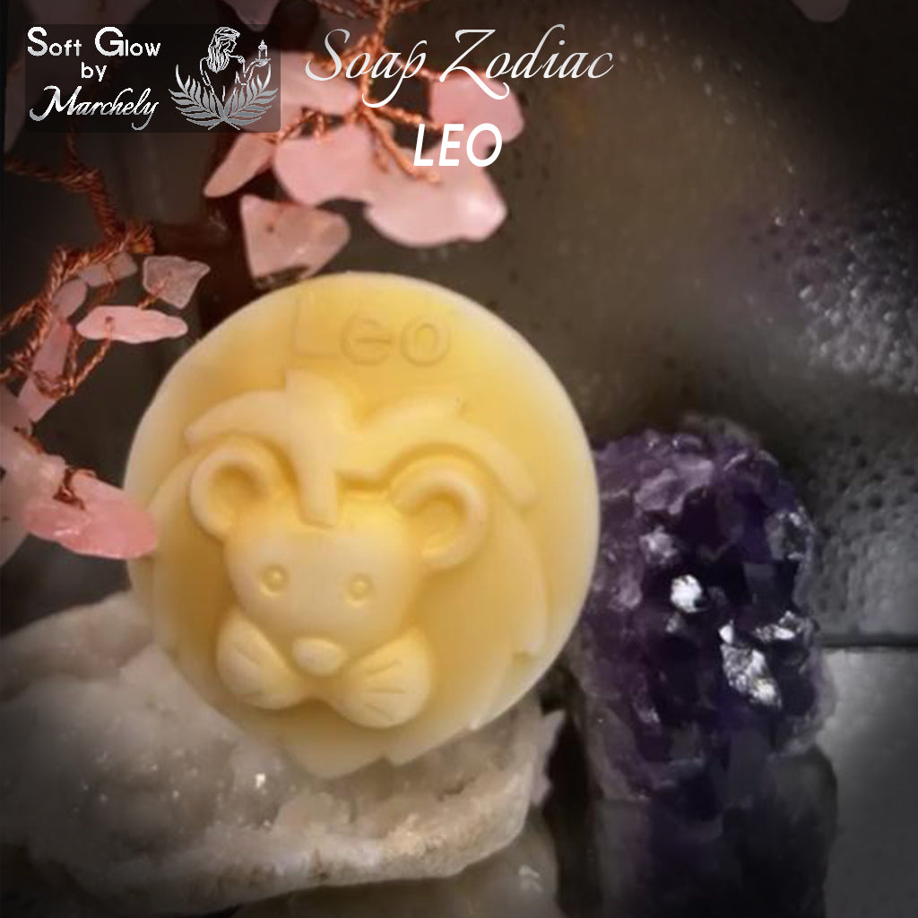 Goat Milk, Honey, and White Camellia Essential Oil Zodiac Soap