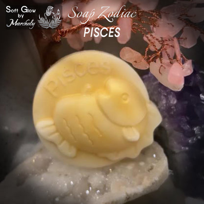 Goat Milk, Honey, and White Camellia Essential Oil Zodiac Soap