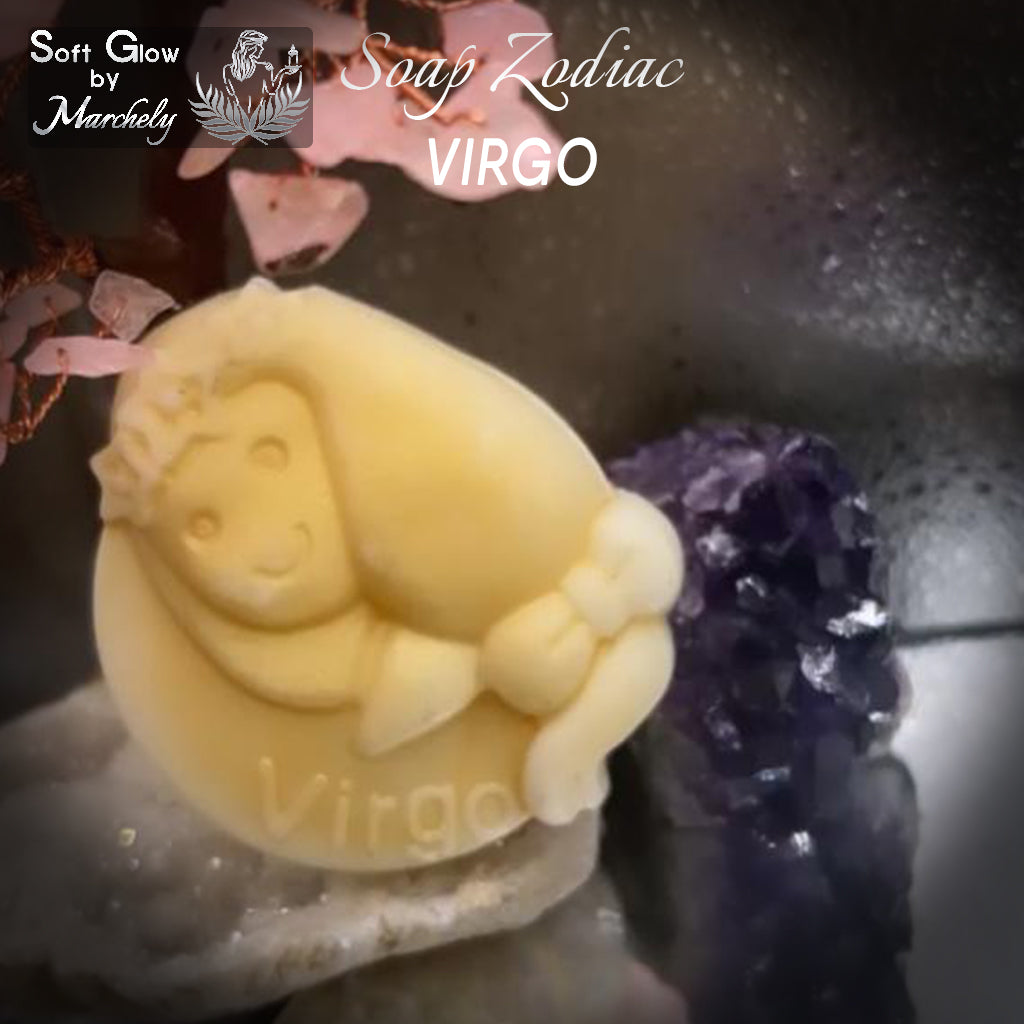 Goat Milk, Honey, and White Camellia Essential Oil Zodiac Soap